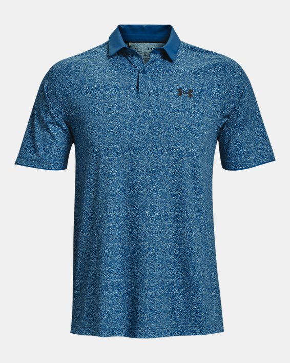 Polo UA Iso-Chill para hombre, Blue, pdpMainDesktop image number 4